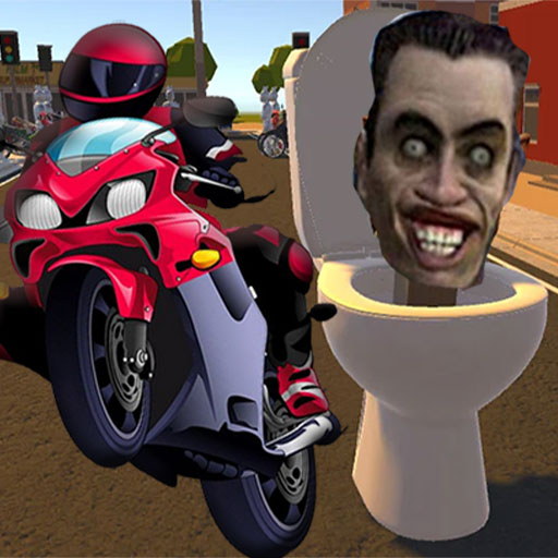 Skibidi Toilet Moto Bike Racing