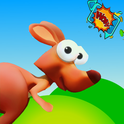 New game kangaroo jumping and running